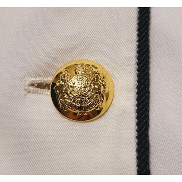 Lauren Ralph Lauren Wool Blazer Plus 22W 2X $256 Embroidered Gold Logo Fall NWOT - Picture 5 of 9